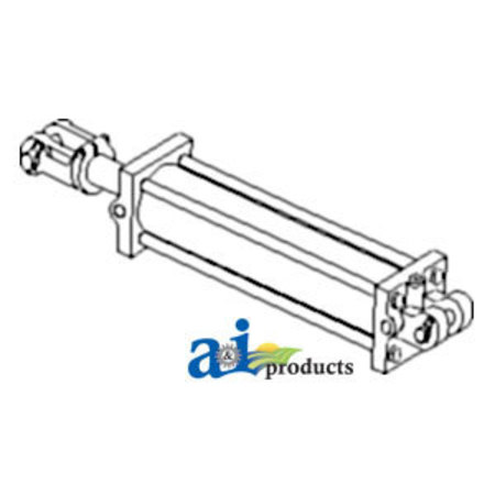 A & I PRODUCTS Cross Dbl Acting Cylinder 4.3" x4.9" x22.7" A-308DB
